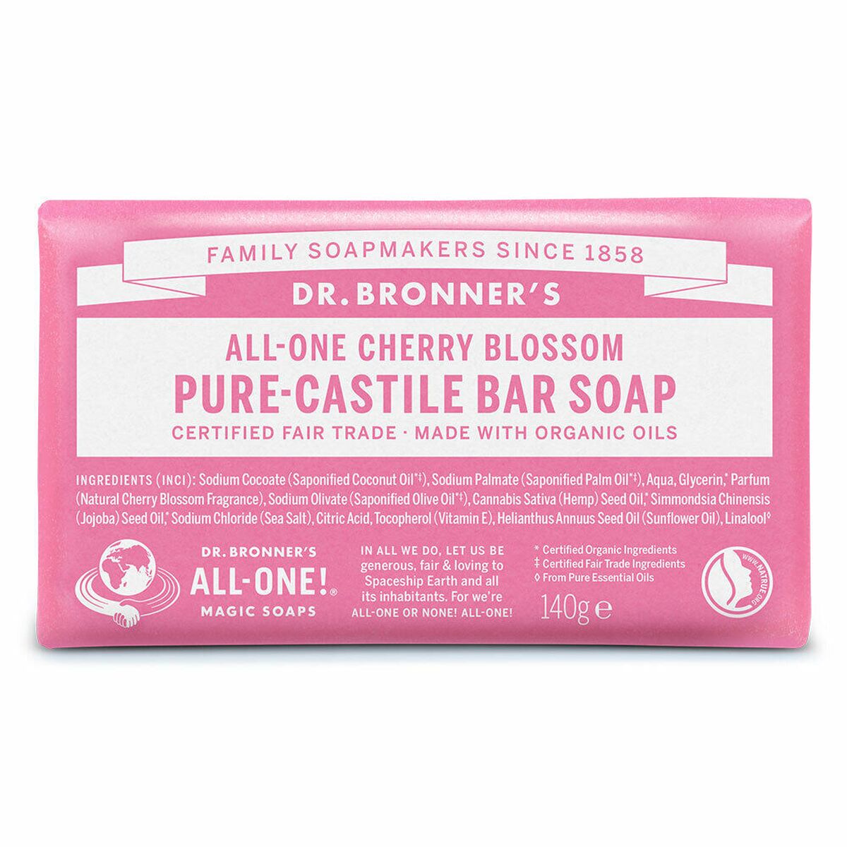 Мыло Dr Bronner's All One Cherry Blossom 140 g